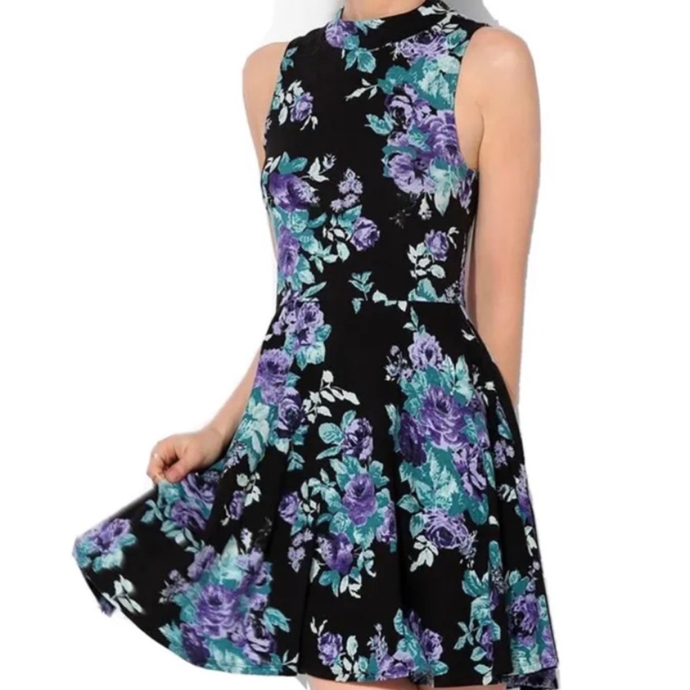 Urban Outfitters Kimchi Blue Floral Skater Dress